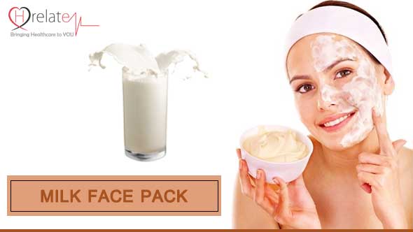 Milk Face Pack in Hindi