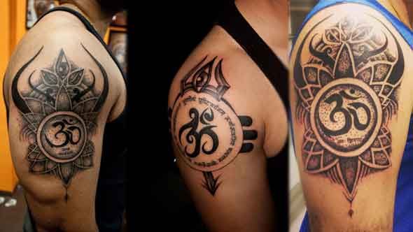 Om Tattoos for Men in Hindi