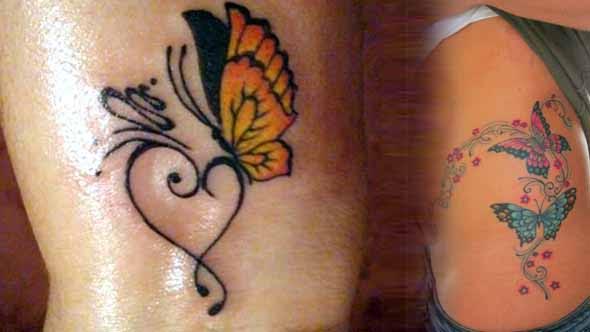 Personalized Butterfly Tattoo